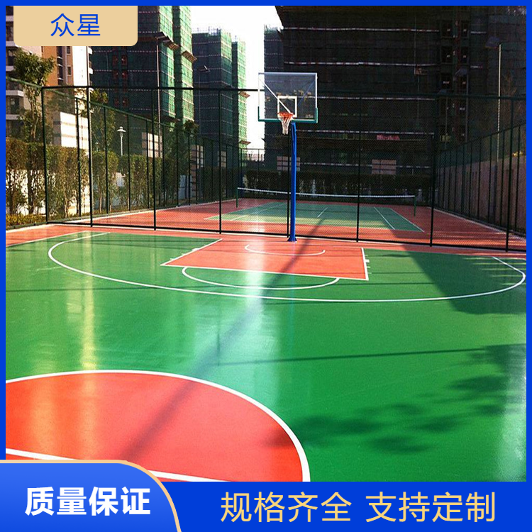 阿拉尔市塑胶篮球场塑胶地坪 - 哪里好